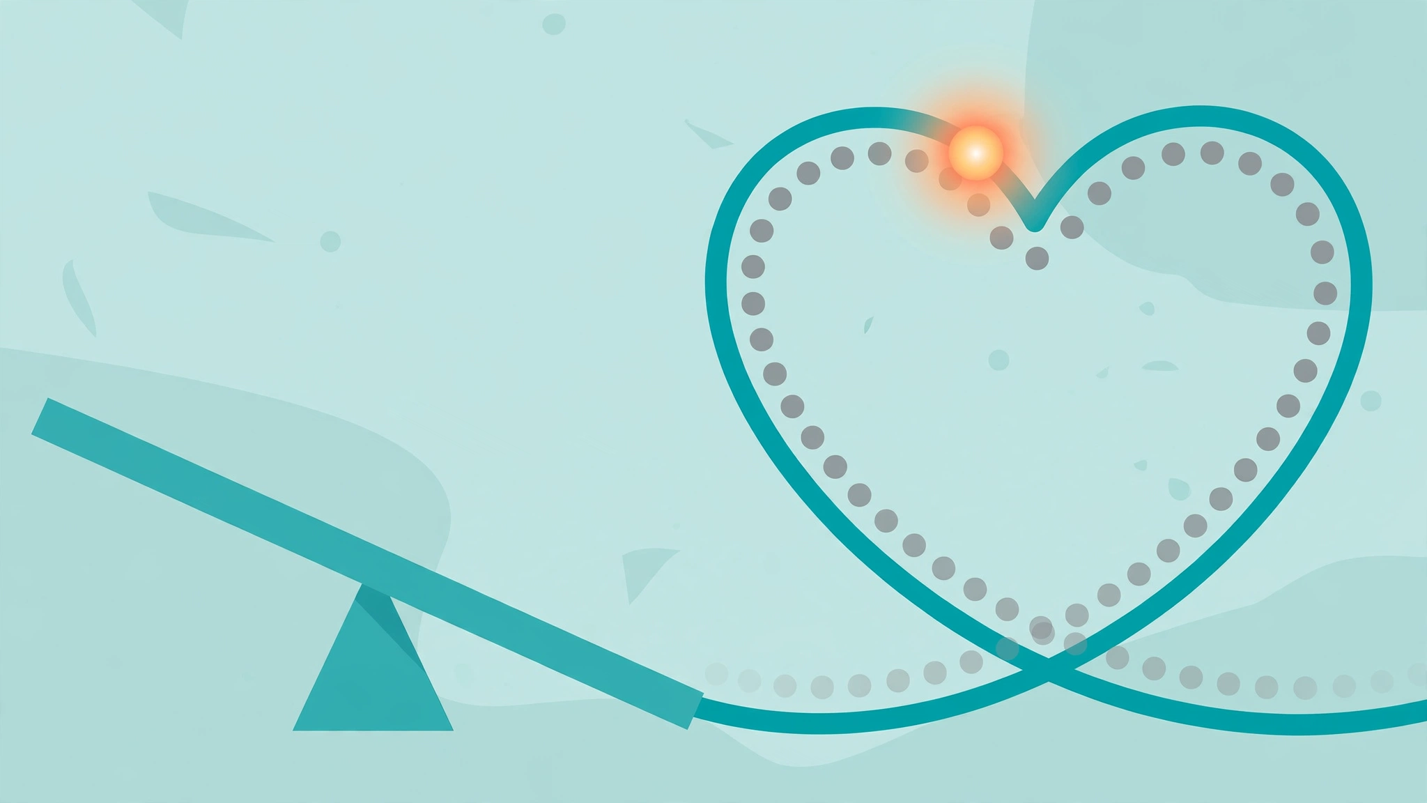 Illustration of inconsistent attention and emotional highs and lows in breadcrumbing in dating