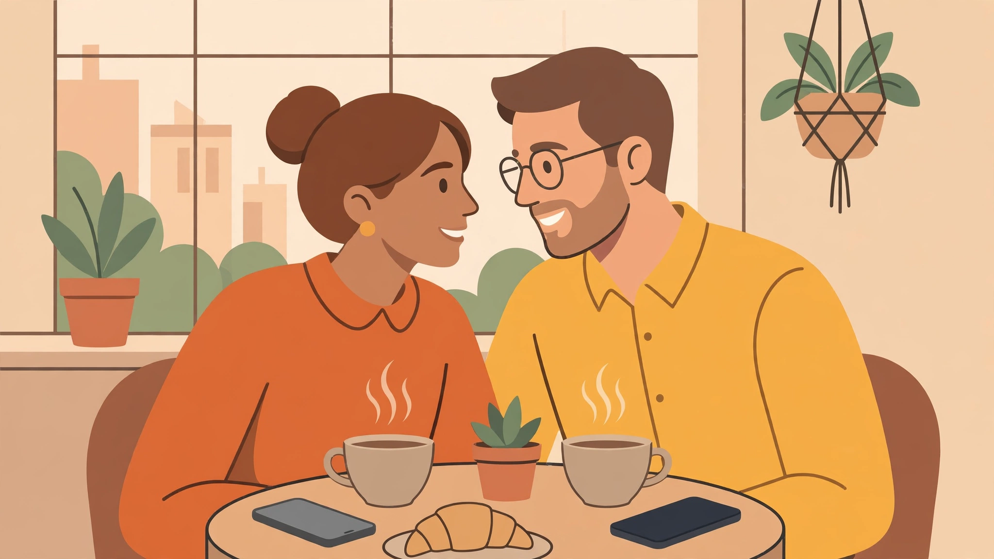 Couple holding hands at sunset after overcoming feeling lonely in marriage