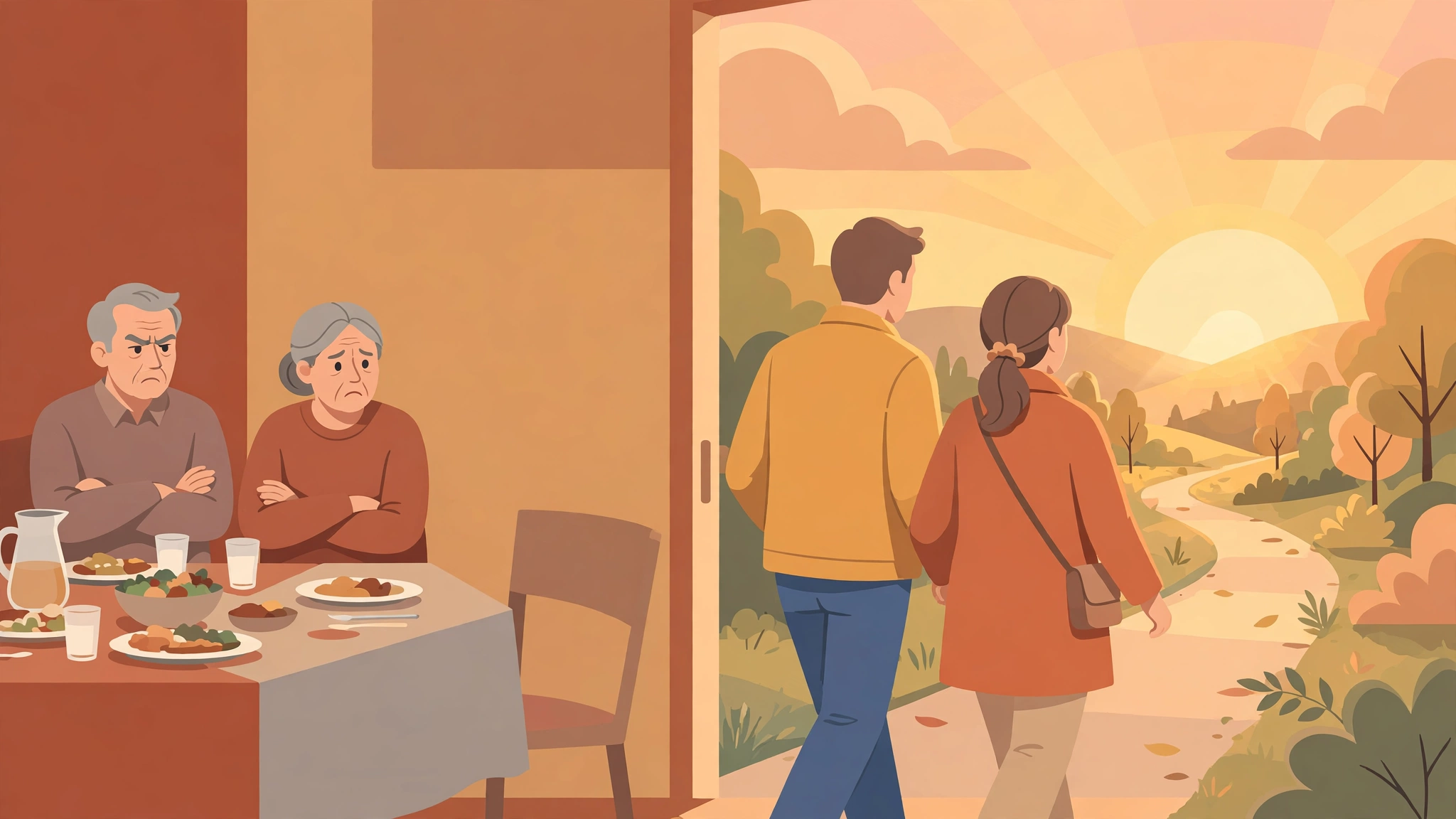 Couple choosing peace together — how to deal with difficult in-laws without damaging marriage