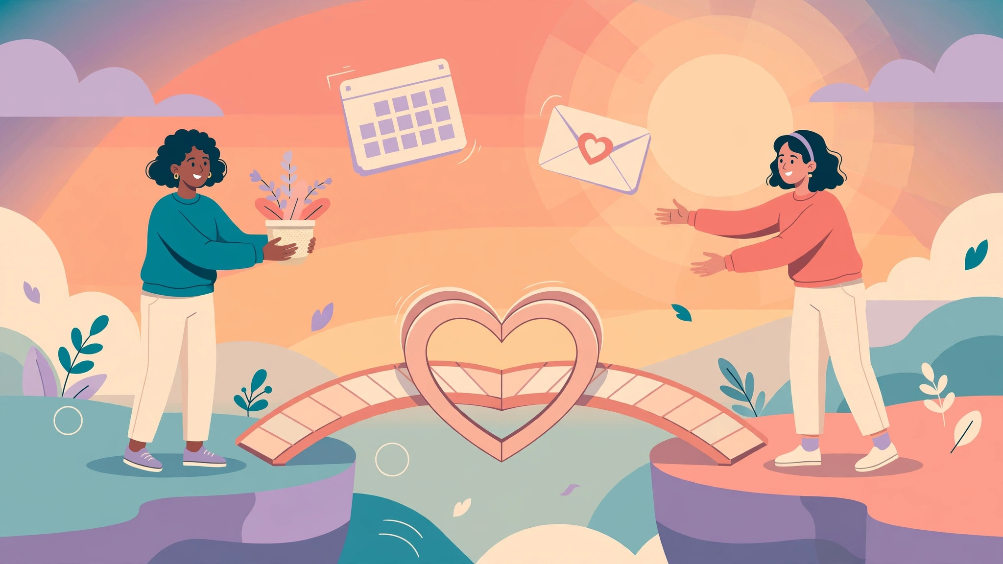 Partners bridging the gap between different love languages with gestures of love